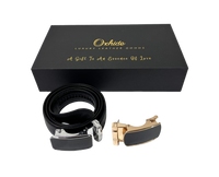 Belt Gift set men - Ratchet belt Gift set - Gift box for Men Oxhide Ratchet belt Gift Box