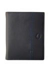 Oxhide Wallet Black with Vertical  Zipper- Oxhide J0011 BLK