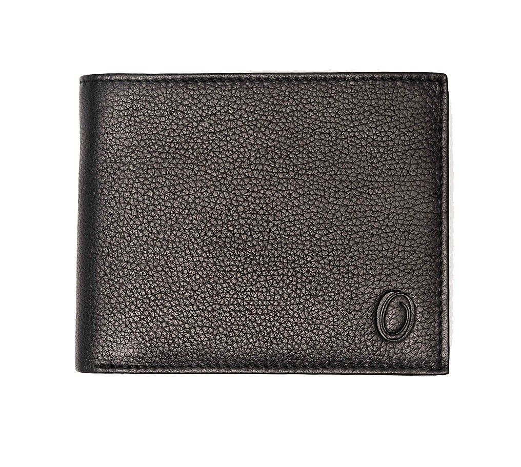 Leather Wallet For Men - Bifold Wallet - Full Grain Leather Wallet - Black Wallet - J0018 Oxhide