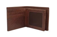 Leather Wallet For Men - Bifold Wallet - Full Grain Leather Wallet - Brown Wallet - J0018 Oxhide