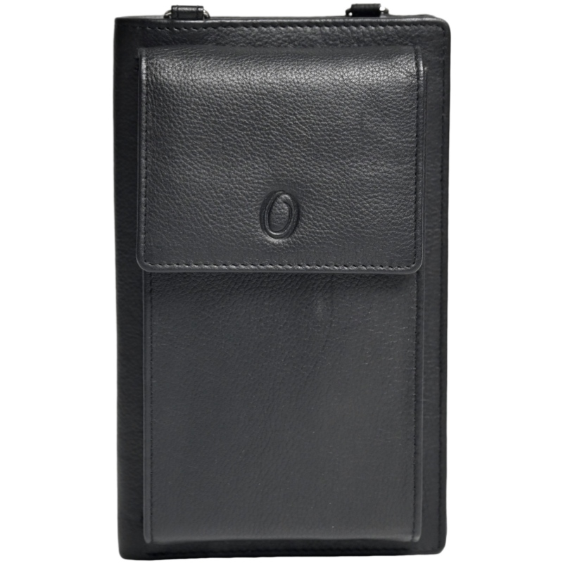 Cow Leather Phone Bag -Top Grain Leather -OXHIDE SDB5 Green