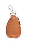 Oxhide Car Keys Pouch Oval - Top Grain Leather - J0058 - Brown