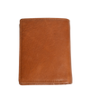 Oxhide Compact wallet in Vintage Leather in Brown colour -OXHIDE J0061 BROWN