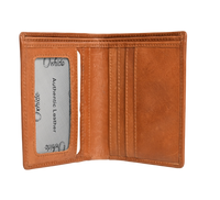 Oxhide Compact wallet in Vintage Leather in Brown colour -OXHIDE J0061 BROWN