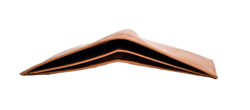 Oxhide Compact wallet in Vintage Leather in Brown colour -OXHIDE J0061 BROWN