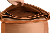 Oxhide Vintage Leather Laptop Bag - Dandy Tan - J0065