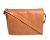 Oxhide Vintage Leather Laptop Bag - Dandy Tan - J0065