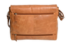 Oxhide Vintage Leather Laptop Bag - Dandy Tan - J0065
