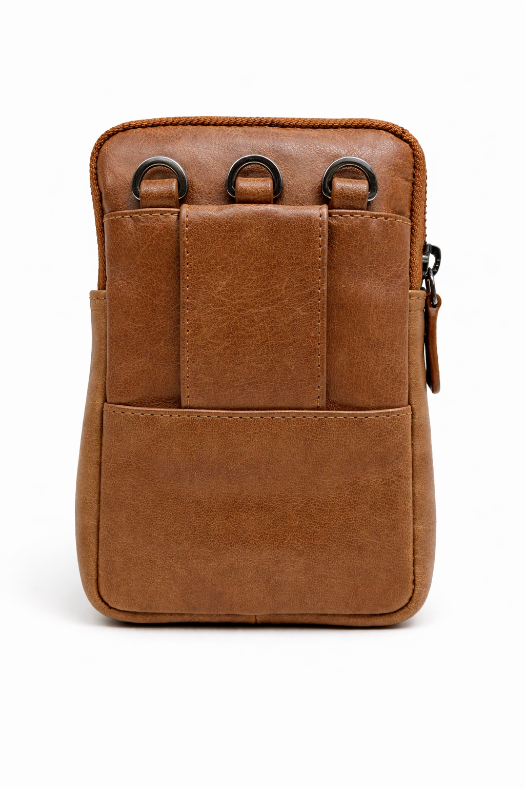 Belt Pouch - Leather Belt Pouch For Men - Small Leather Pouch -  Leather Bag - J0070 Brown
