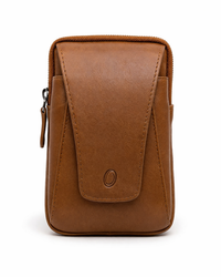 Belt Pouch - Leather Belt Pouch For Men - Small Leather Pouch -  Leather Bag - J0070 Brown