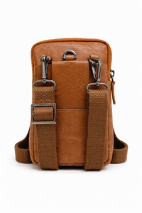 Belt Pouch - Leather Belt Pouch For Men - Small Leather Pouch -  Leather Bag - J0070 Brown