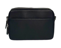 Premium Leather Messenger Bag - Full Grain Leather Sling Bag - Leather Bag for Men -J0081 BLK