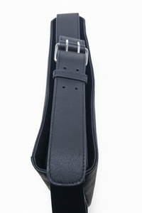 Oxhide Sling Laptop Bag Unisex - J0090 Black