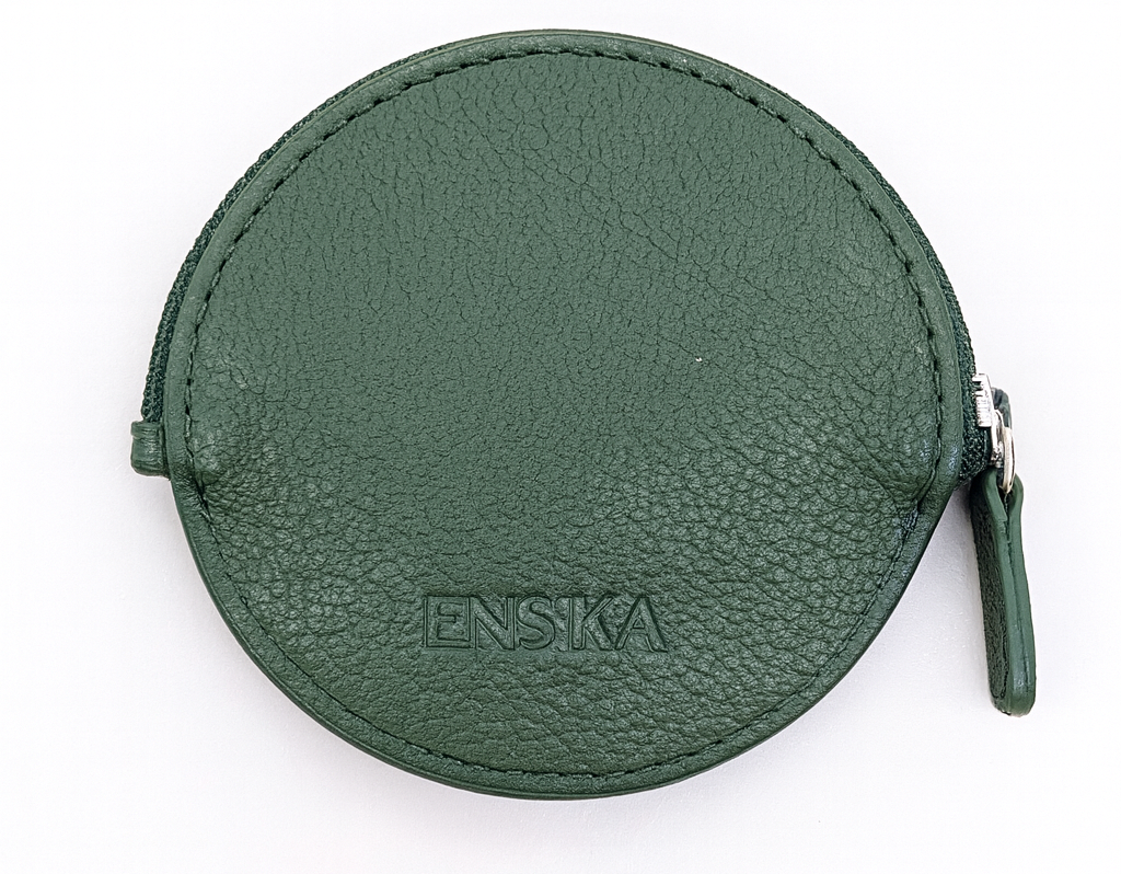 Leather Coin Purse , Coin Pouch , Coin Storage Bag- OXHIDE J1003 Green