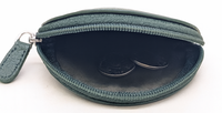 Leather Coin Purse , Coin Pouch , Coin Storage Bag- OXHIDE J1003 Green