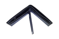 Mens Wallet in Real Leather - Bifold Wallet - Full Grain Leather Wallet - Wallet with zip - Black Color - J0002 Oxhide