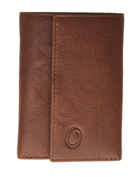 Key Wallet Coin Pouch - Leather Key Pouch - Leather Coin Pouch - Leather Coin Case - Oxhide J0023 Brown