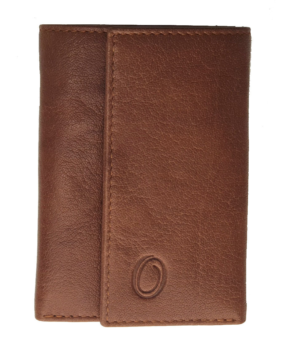 Key Wallet Coin Pouch - Leather Key Pouch - Leather Coin Pouch - Leather Coin Case - Oxhide J0023 Brown