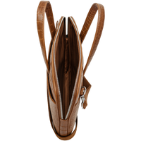 Oxhide Vintage Leather SLIM Laptop Bag -Minimalist Brown - J66 CRC