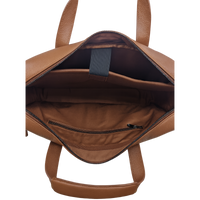 Oxhide Vintage Mens Leather Laptop office Bag -Executive Brown - J0068