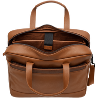 Oxhide Vintage Mens Leather Laptop office Bag -Executive Brown - J0068