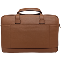Oxhide Vintage Mens Leather Laptop office Bag -Executive Brown - J0068