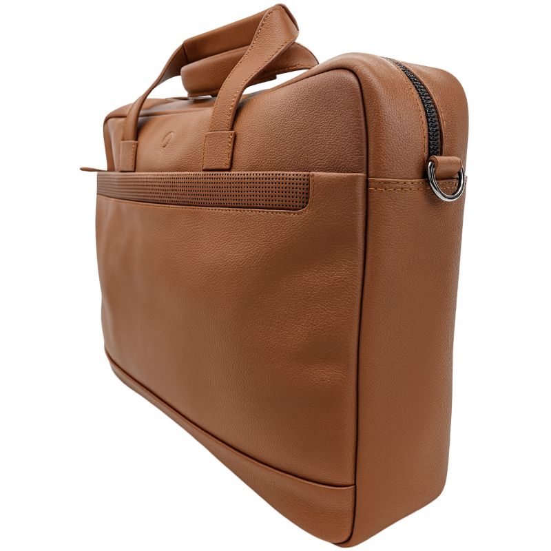 Oxhide Vintage Mens Leather Laptop office Bag -Executive Brown - J0068