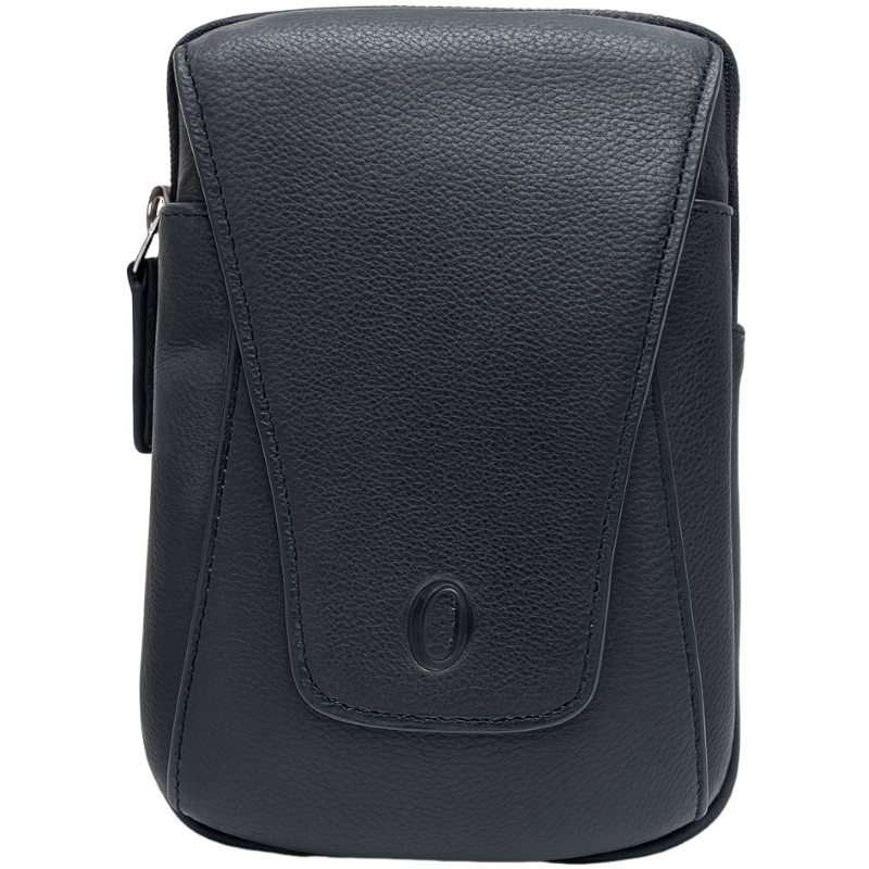 Belt Pouch - Leather Belt Pouch For Men - Small Leather Pouch -  Leather Bag - J0070 Black