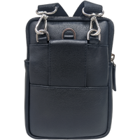 Belt Pouch - Leather Belt Pouch For Men - Small Leather Pouch -  Leather Bag - J0070 Black