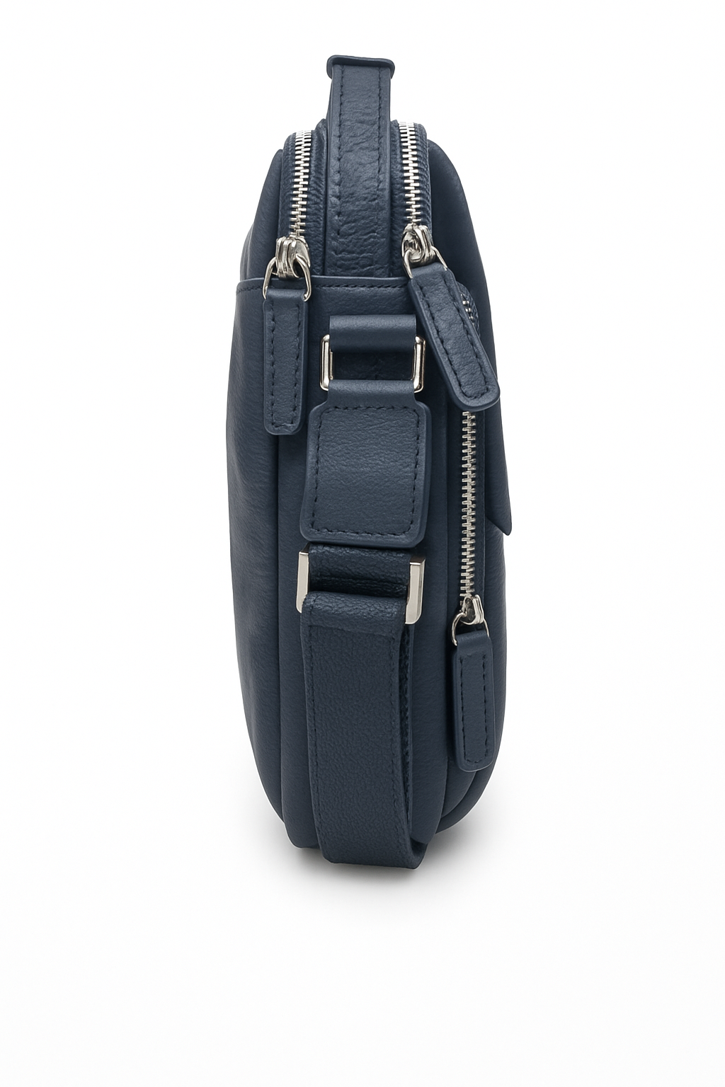 Leather Messenger Bag - Full Grain Leather Sling Bag - Vintage Leather Messenger Black Bag- Oxhide J0072 Black