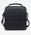 Leather Messenger Bag - Full Grain Leather Sling Bag - Vintage Leather Messenger Black Bag- Oxhide J0072 Black