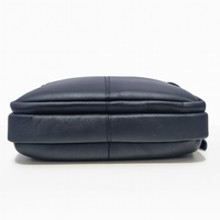 Leather Messenger Bag - Full Grain Leather Sling Bag - Vintage Leather Messenger Black Bag- Oxhide J0072 Black