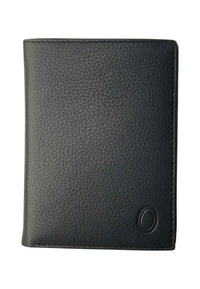 Leather Wallet Men with Coin Pouch - Black Wallet - Bifold Wallet - Full Grain Leather Wallet - J0007 Oxhide