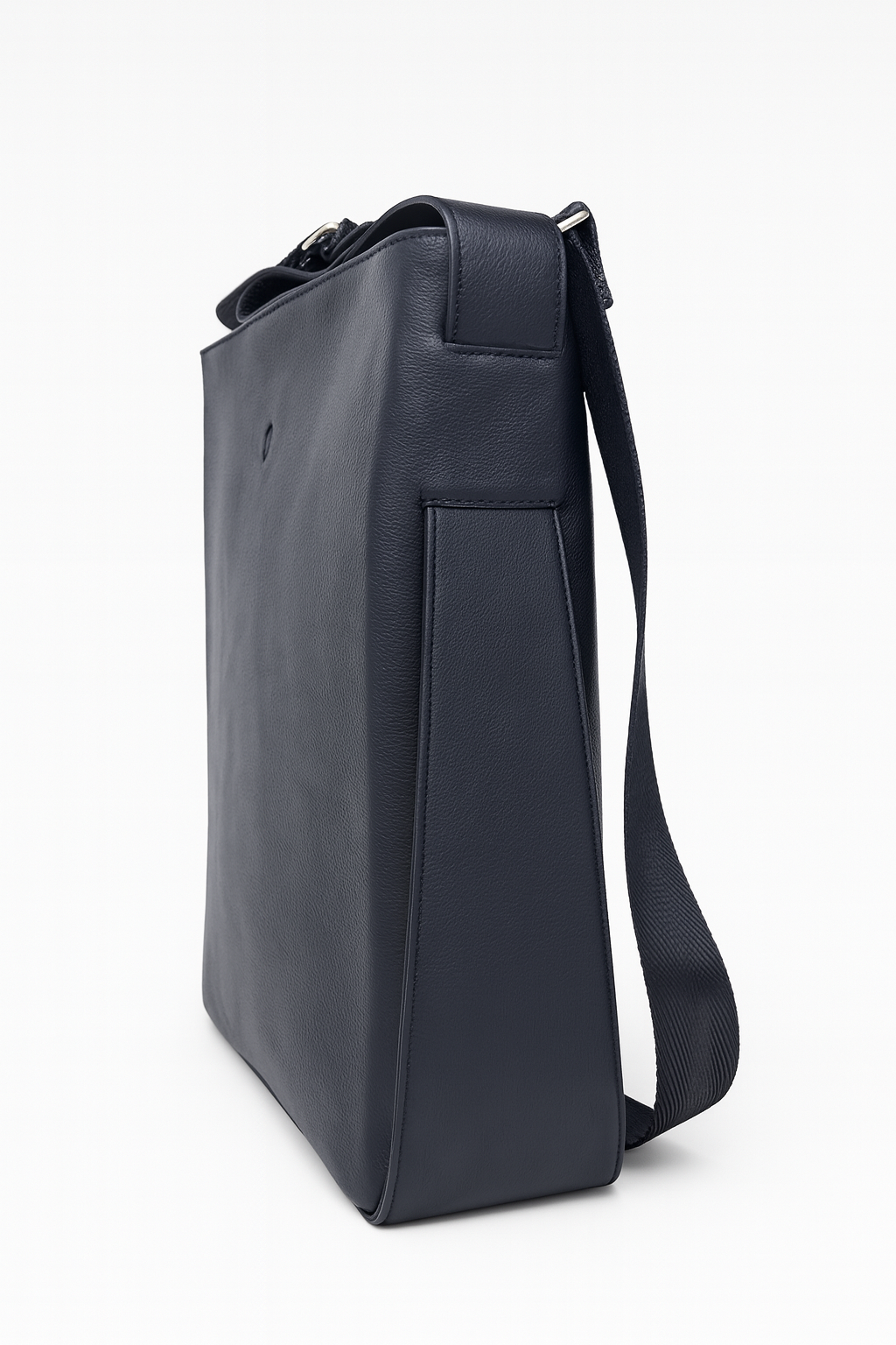 Oxhide Sling Laptop Bag Unisex - J0090 Black