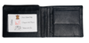 Men Wallet with Coin Pouch - Full Grain Leather Wallet - Bifold Wallet - Black Wallet -JG04 Oxhide