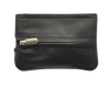 Leather Key Pouch - Leather Coin Pouch - Leather Coin Case - Leather Pouch - Card Sleeve - Multipurpose Pouch - Oxhide 4427 BLACK