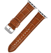 Leather Apple watch strap BROWN croco 38,40,41 / 42,44,45 mm - OXHIDE