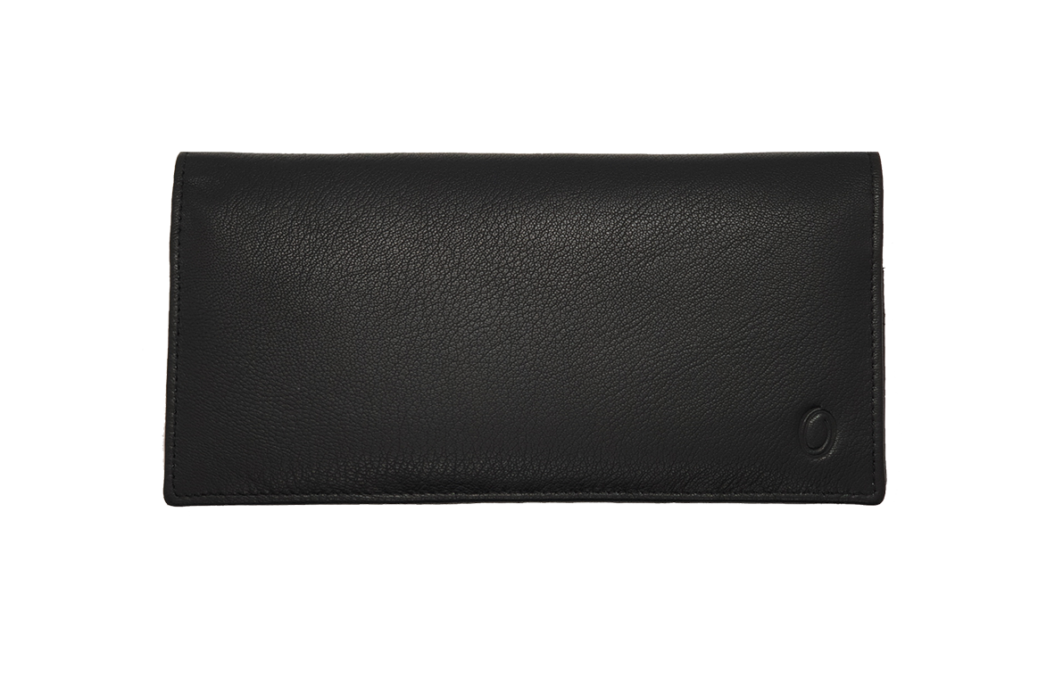 Long Leather Wallet for Men - Genuine Leather Wallet - Black Wallet - Men Long Wallet with Zip - sd07 Oxhide
