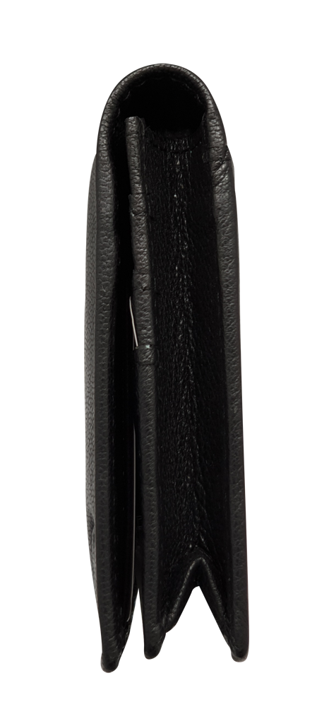 Long Leather Wallet for Men - Genuine Leather Wallet - Black Wallet - Men Long Wallet with Zip - sd07 Oxhide