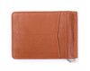Money Clip Wallet Men -- Full Grain Leather wallet - MC01 Oxhide BROWN