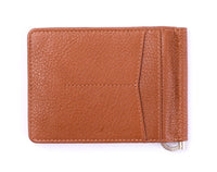 Money Clip Wallet Men -- Full Grain Leather wallet - MC01 Oxhide BROWN