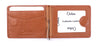 Money Clip Wallet Men -- Full Grain Leather wallet - MC01 Oxhide BROWN