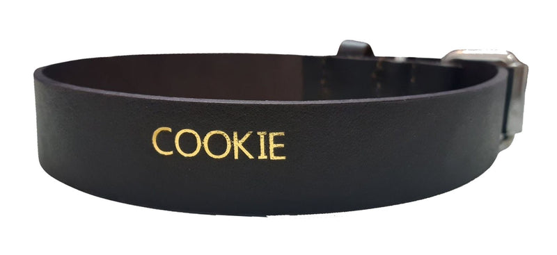 Soft Touch Collars - Leather Dog Collar Brown - Genuine Real Leather