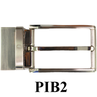 Men's Reversible Buckle 35mm width Metal Alloy Belt Buckle Replacement Pin Buckle -Oxhide PIBl