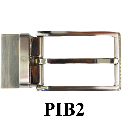 Men's Reversible Buckle 35mm width Metal Alloy Belt Buckle Replacement Pin Buckle -Oxhide PIBl