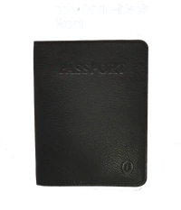 Black leather passport holder 4055 – Oxhide