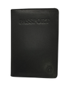 Passport Wallet Leather - Leather Passport Holder - Passport Cover Leather- Oxhide 4297 BLACK