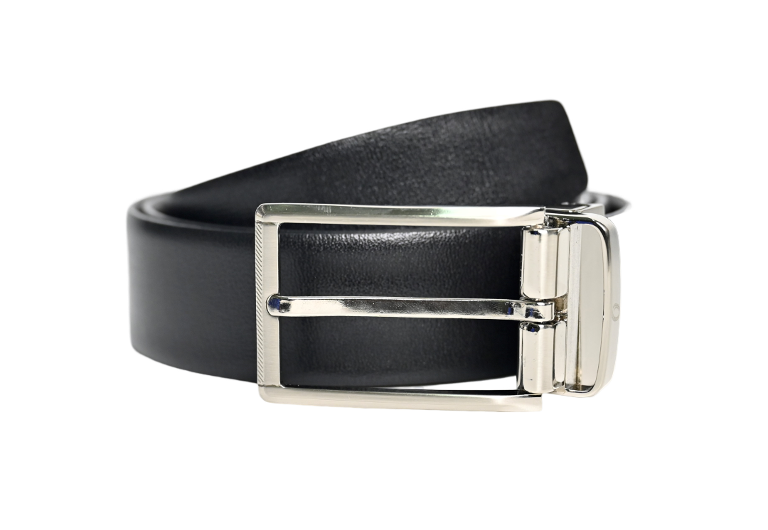 Formal Genuine Leather Belt Men - Belt for Business Pant for Men - Reversible Leather Belt - Black /Brown Leather Belt - Oxhide Palmilla R21