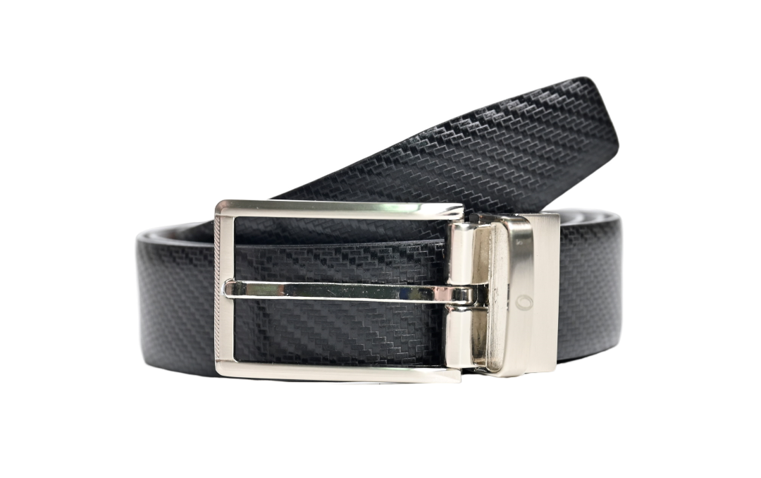 Leather Belt Men - Genuine Leather Belt - Formal Belt Men - Belt for Business Pant for Men - Reversible Leather Belt - Black Leather Belt - Leather Belt - Oxhide R3- Cronous