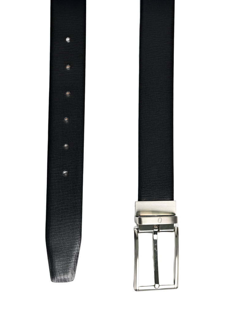 Leather Belt Men - Genuine Leather Belt - Formal Belt Men - Belt for Business Pant for Men - Reversible Leather Belt - Black Leather Belt - Leather Belt - Oxhide R4-Gallan